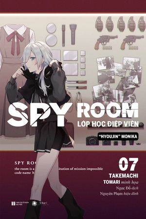 bộ spy room - lớp học điệp viên - tập 7: hyoujin monika - bản siêu đặc biệt - tặng kèm bookmark + thẻ nhân vật + huy hiệu + standee