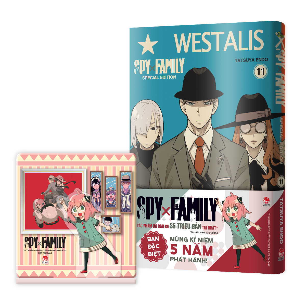 Bo
						
										
										Spy X Family - Tap 11 - Ban Dac Biet - Tang Kem Obi + Bia Ao PVC + Standee Acrylic