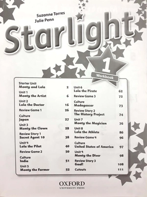 bộ starlight: level 1: workbook