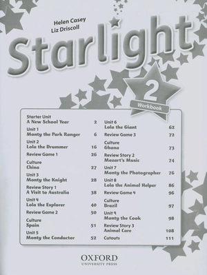 bộ starlight: level 2: workbook