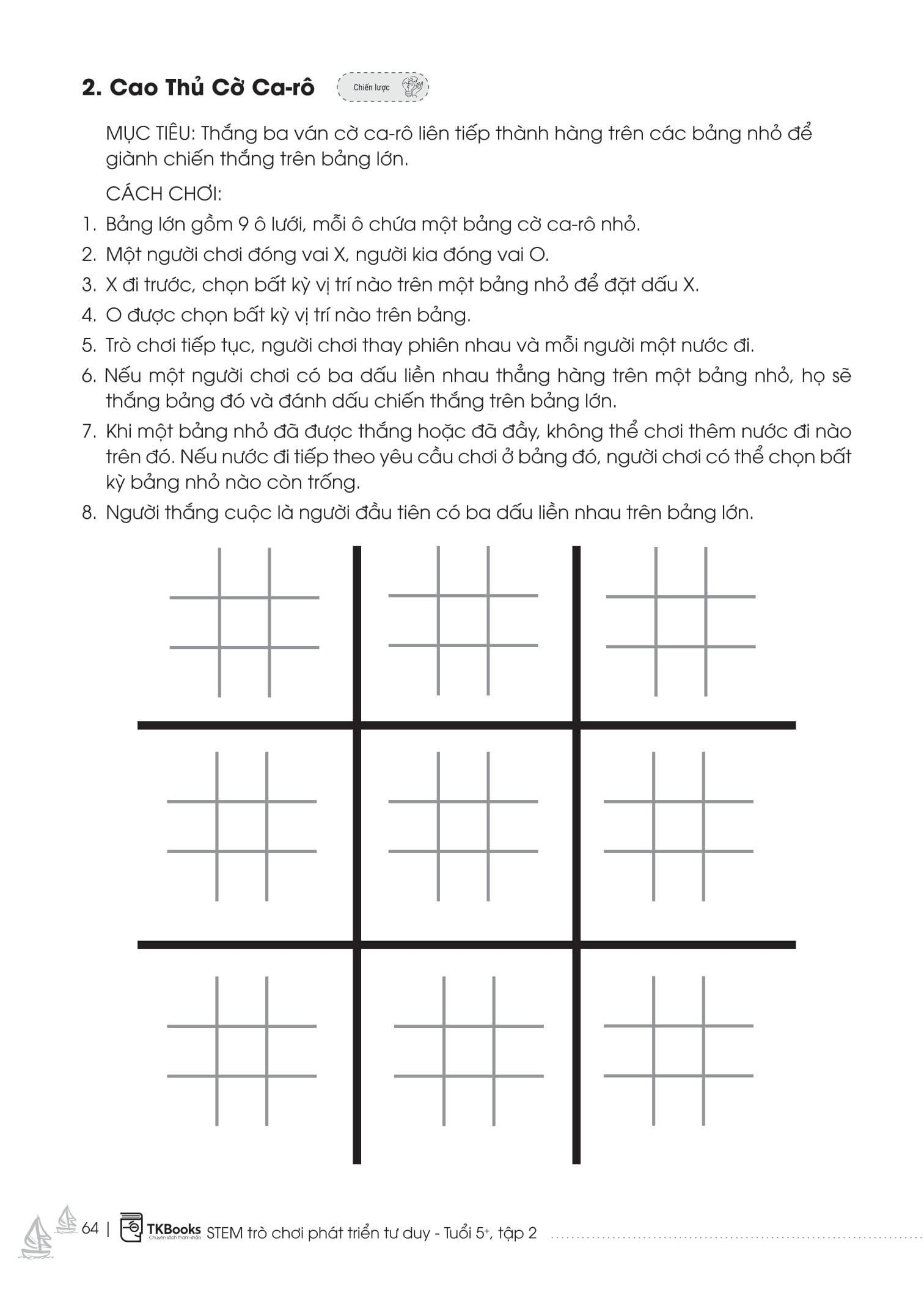 Bo
						
										
										STEM Tro Choi Phat Trien Tu Duy - Tuoi 5+ - Tap 2