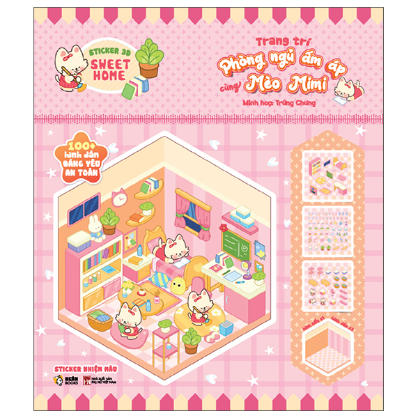 Bộ Sticker 3D Sweet Home - Trang Trí Nhà Hàng Nhộn Nhịp Cùng Capybara - Ảnh 10