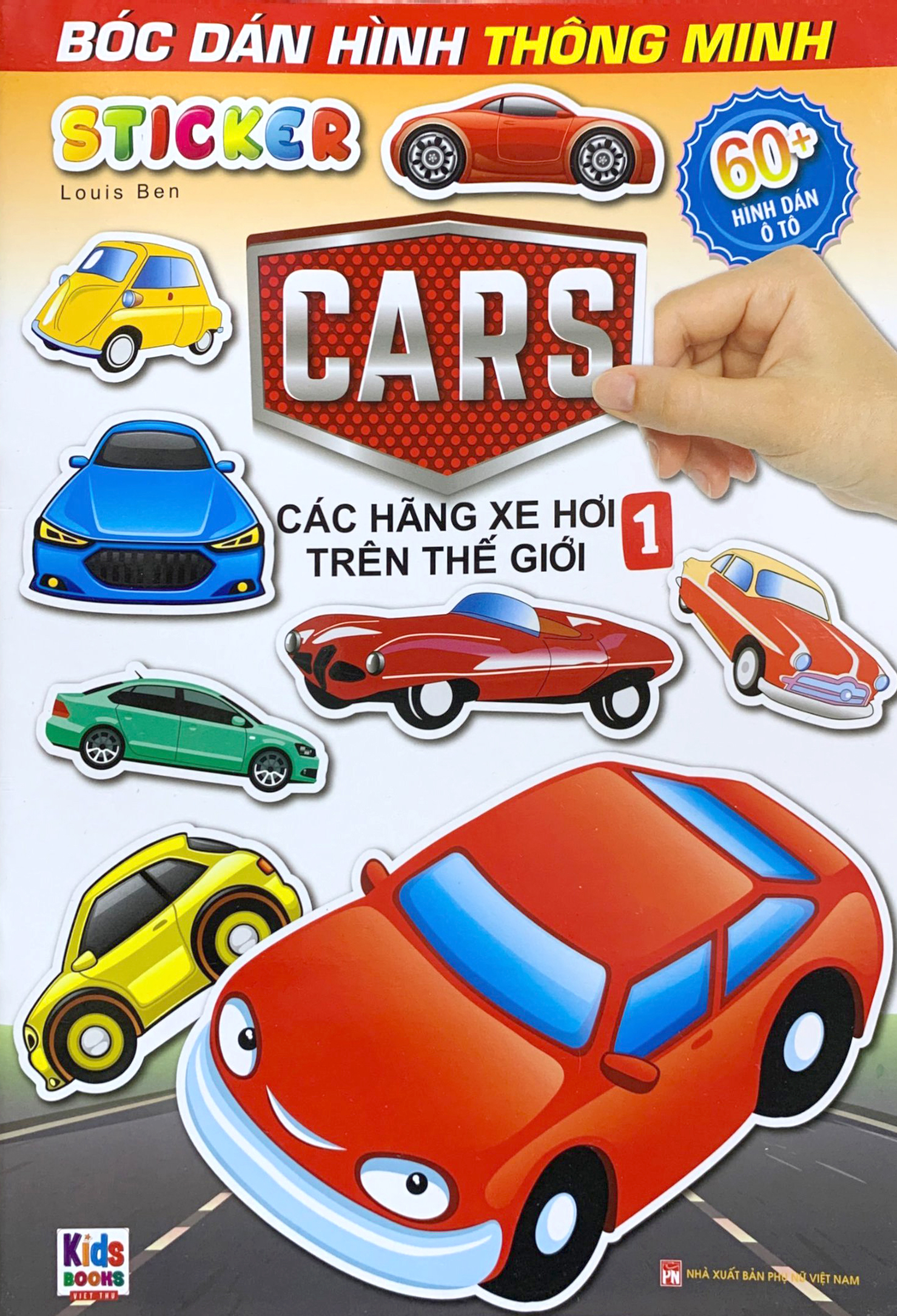 bộ sticker bóc dán hình thông minh - car - các hãng xe trên thế giới 1