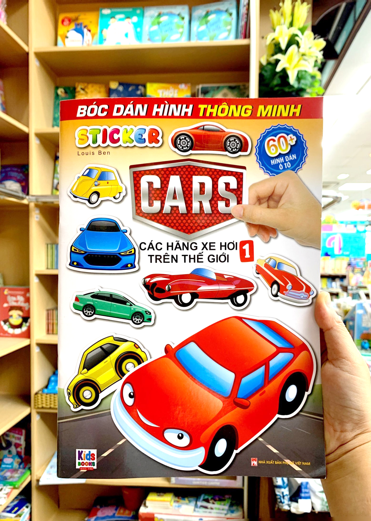 bộ sticker bóc dán hình thông minh - car - các hãng xe trên thế giới 1