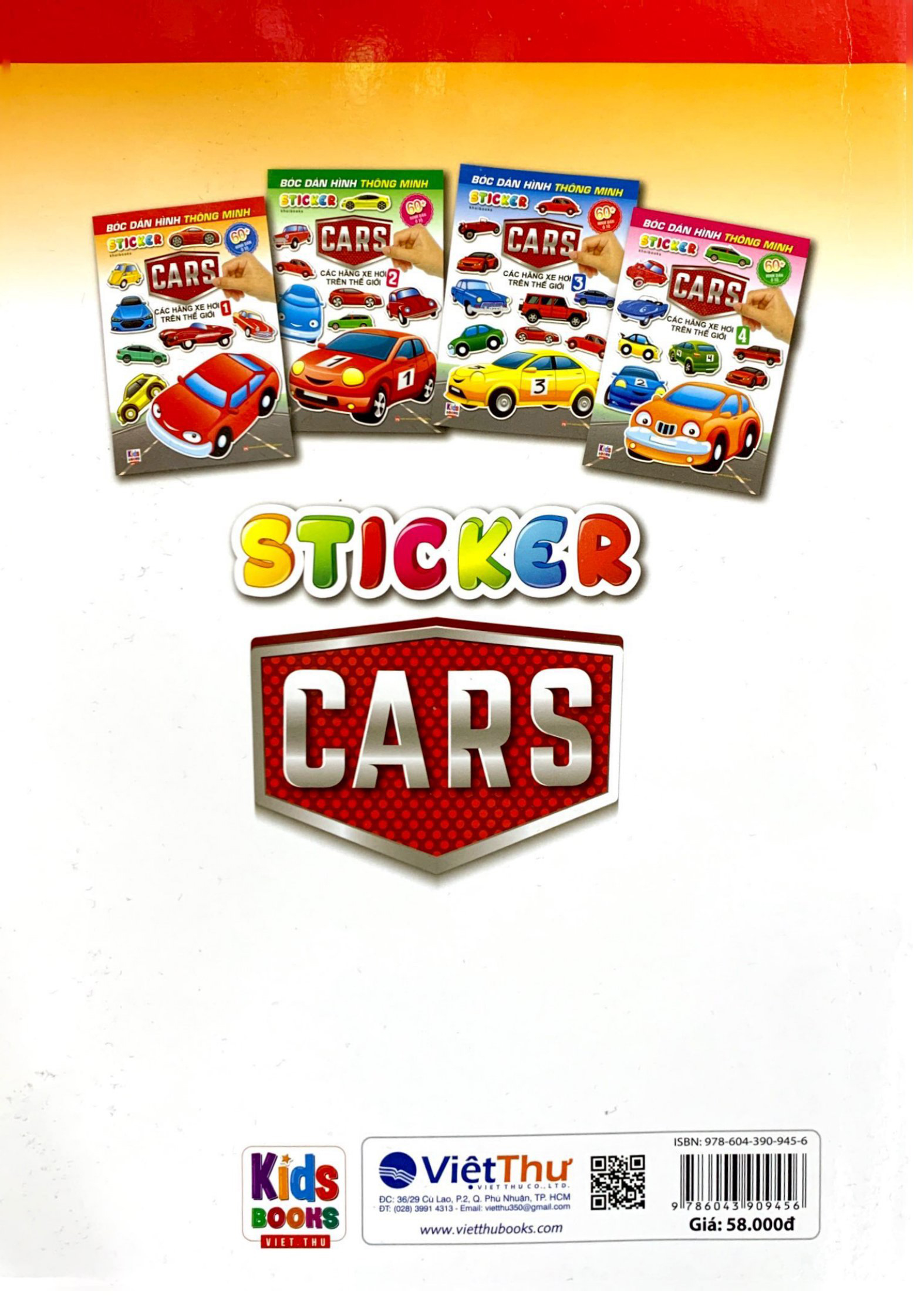 bộ sticker bóc dán hình thông minh - car - các hãng xe trên thế giới 1