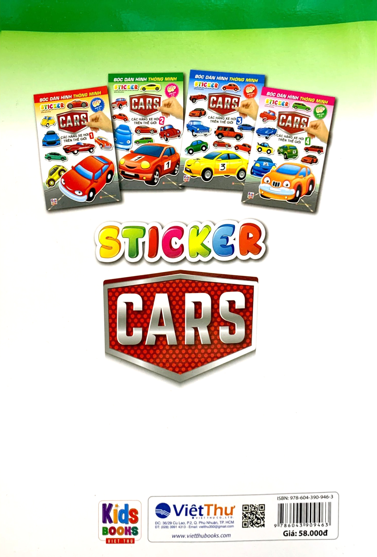 bộ sticker bóc dán hình thông minh - car - các hãng xe trên thế giới 2