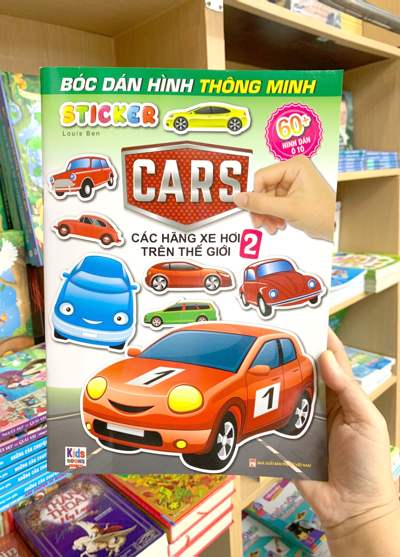 bộ sticker bóc dán hình thông minh - car - các hãng xe trên thế giới 2