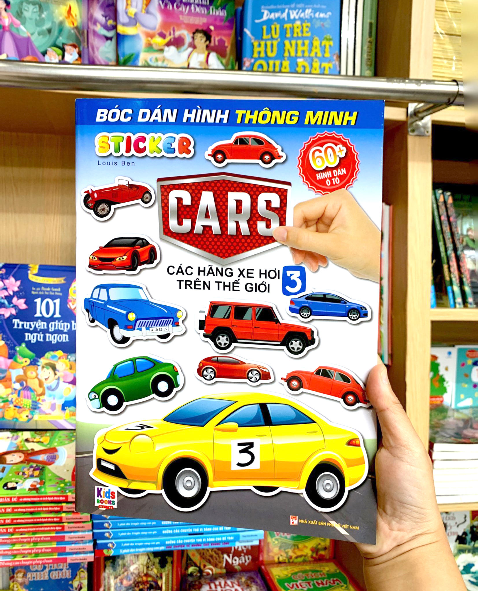 bộ sticker bóc dán hình thông minh - car - các hãng xe trên thế giới 3