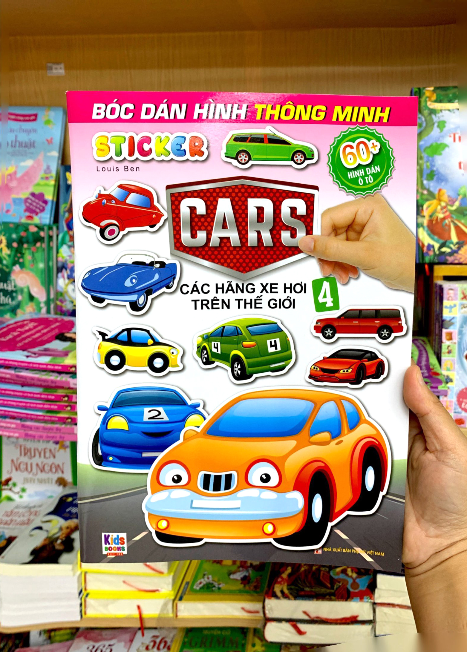 bộ sticker bóc dán hình thông minh - car - các hãng xe trên thế giới 4