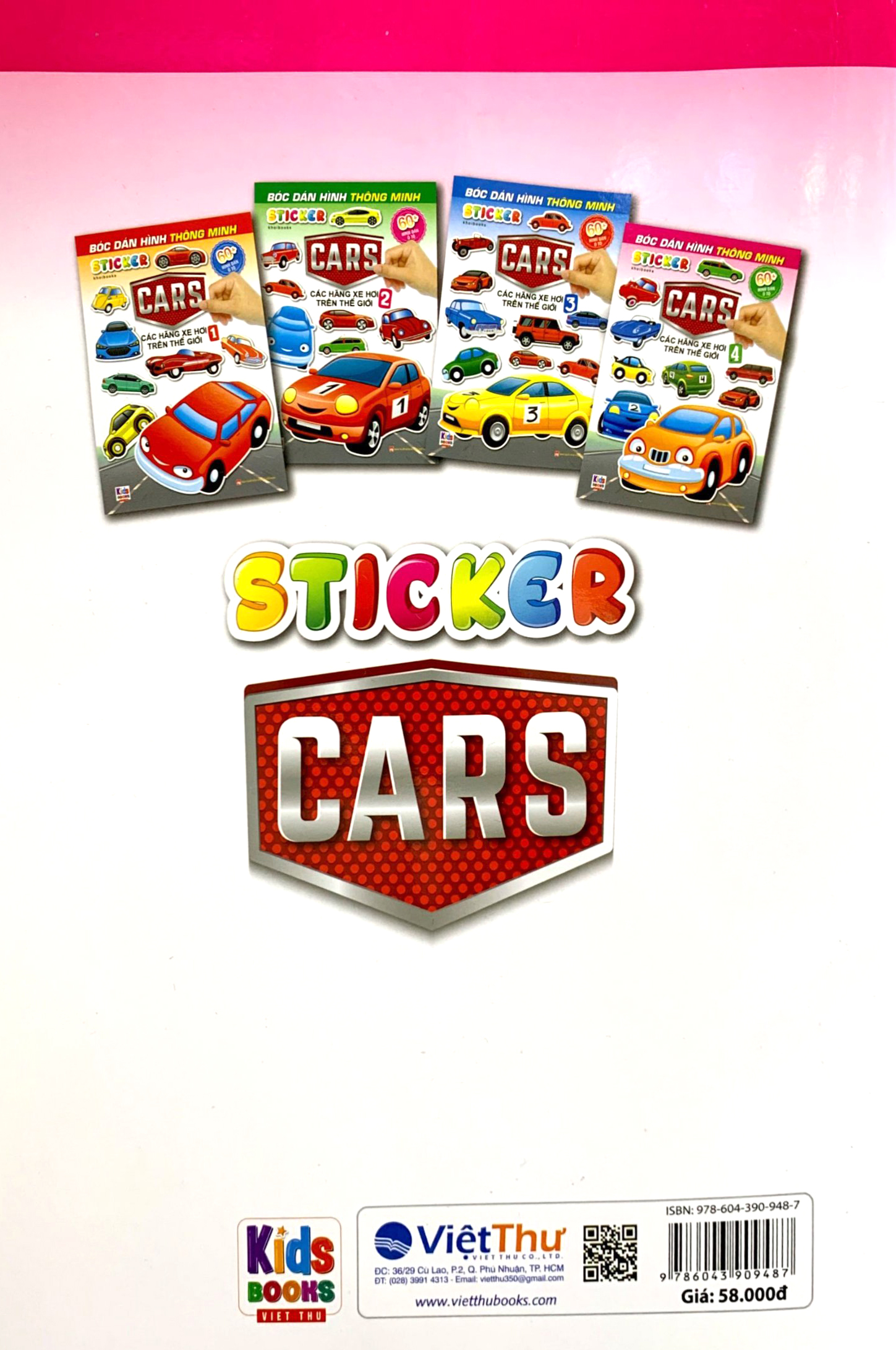 bộ sticker bóc dán hình thông minh - car - các hãng xe trên thế giới 4