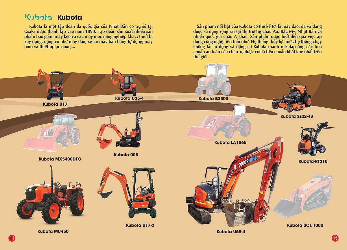 bộ sticker bóc dán hình thông minh - construction - các hãng xe công trình trên thế giới 5