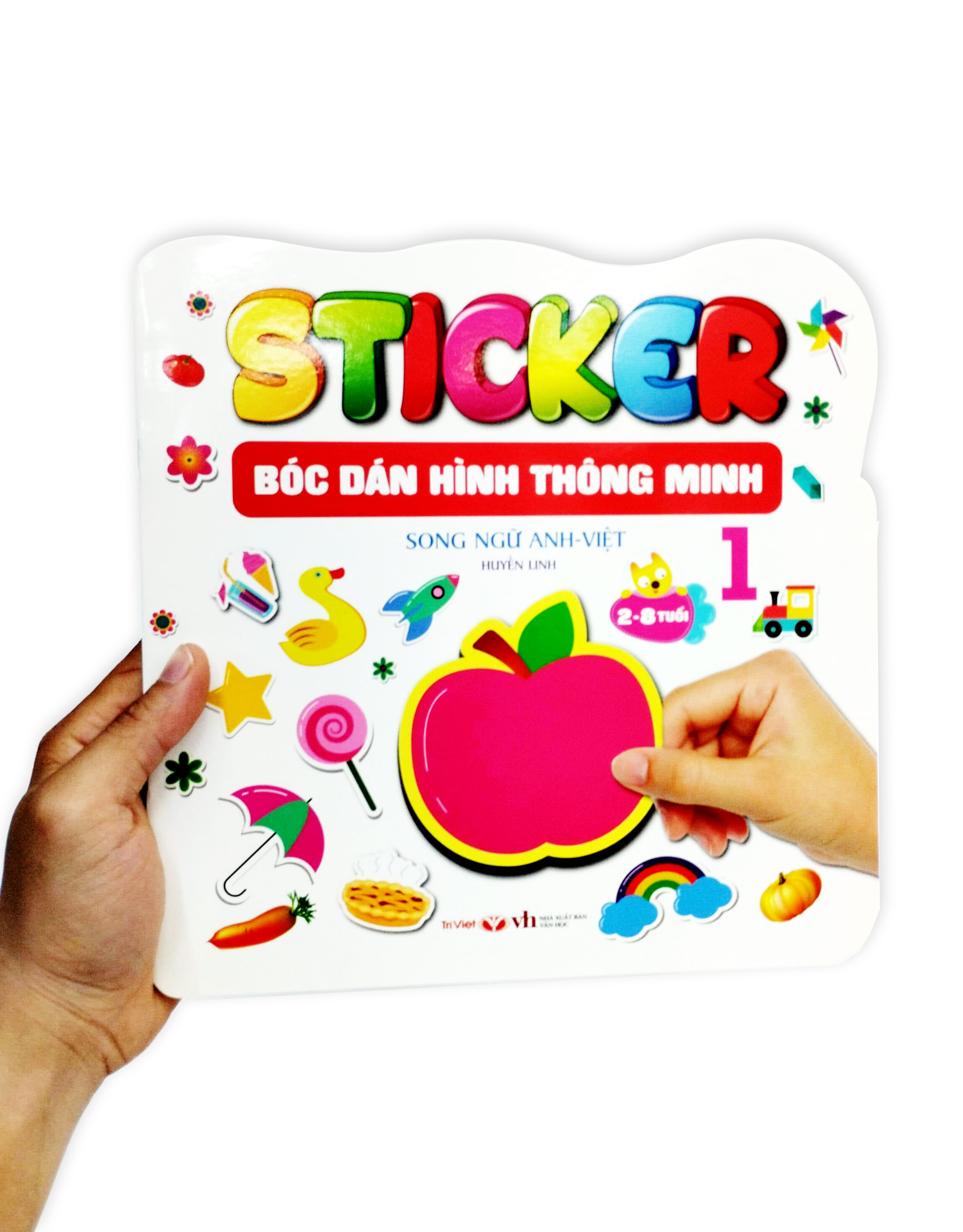 bộ sticker - bóc dán hình thông minh - song ngữ anh-việt - tập 1