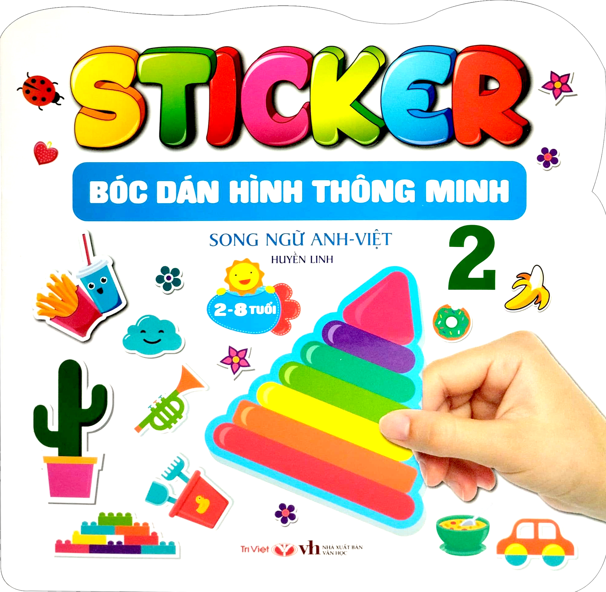 bộ sticker - bóc dán hình thông minh - song ngữ anh-việt - tập 2