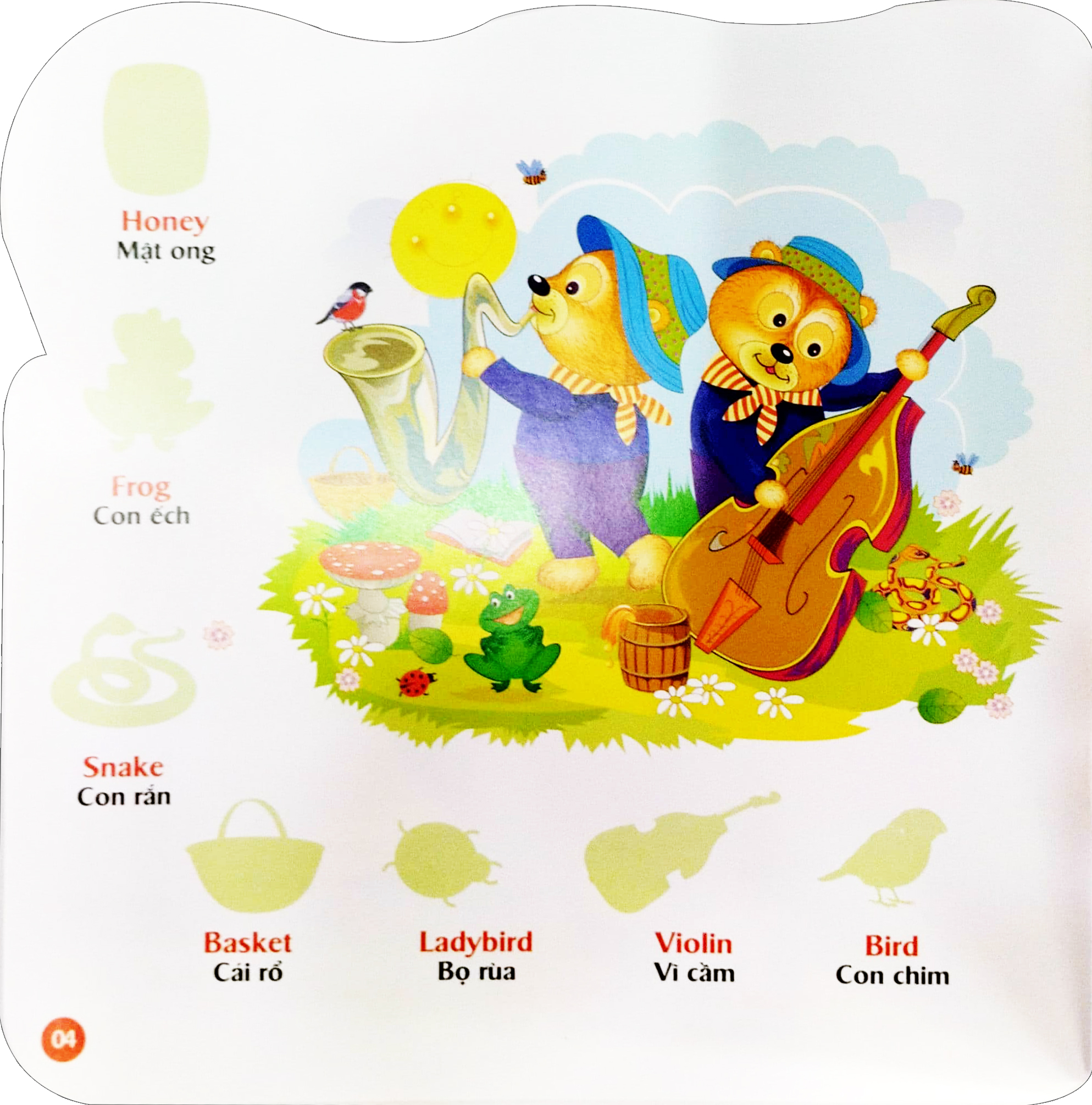 bộ sticker - bóc dán hình thông minh - song ngữ anh-việt - tập 2