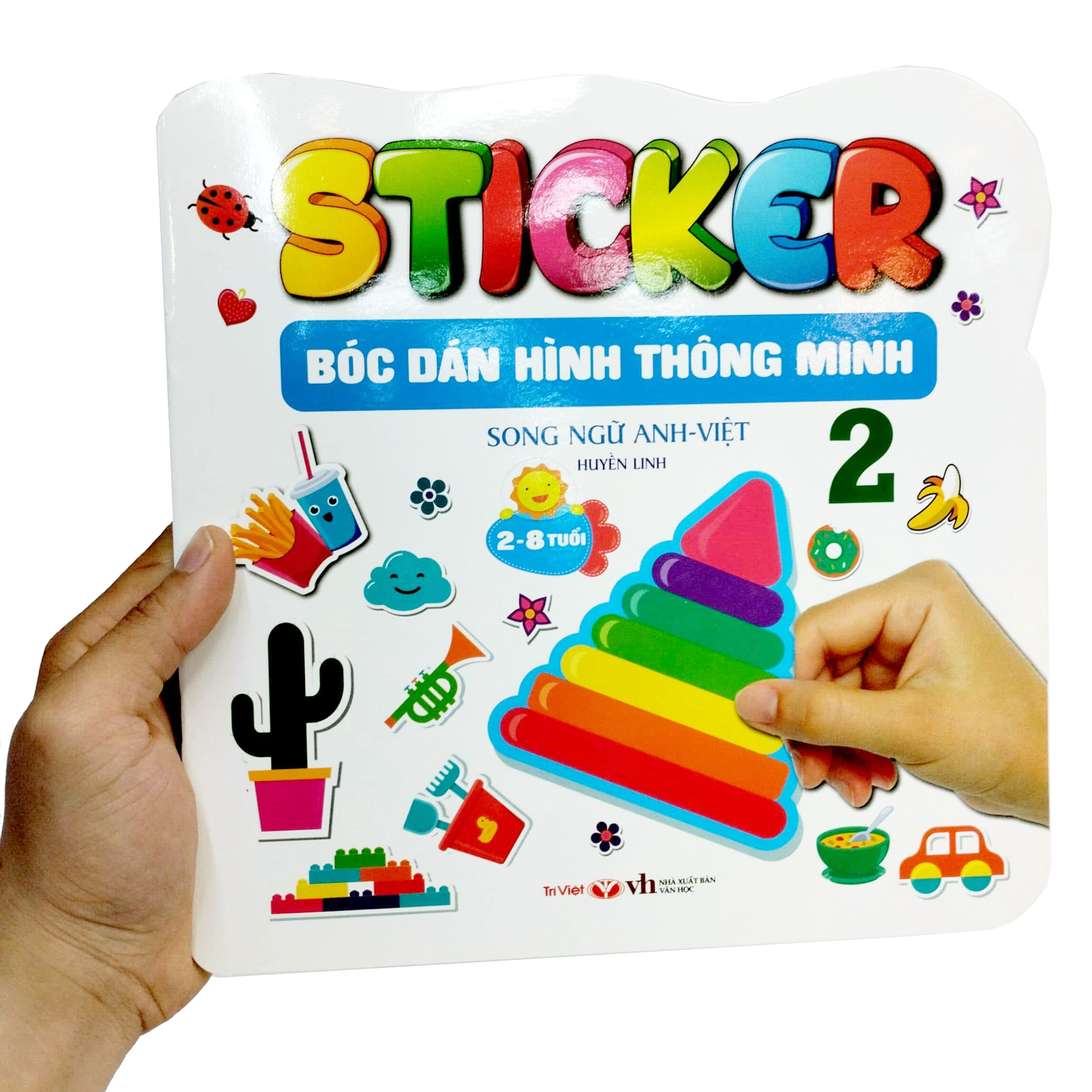 bộ sticker - bóc dán hình thông minh - song ngữ anh-việt - tập 2