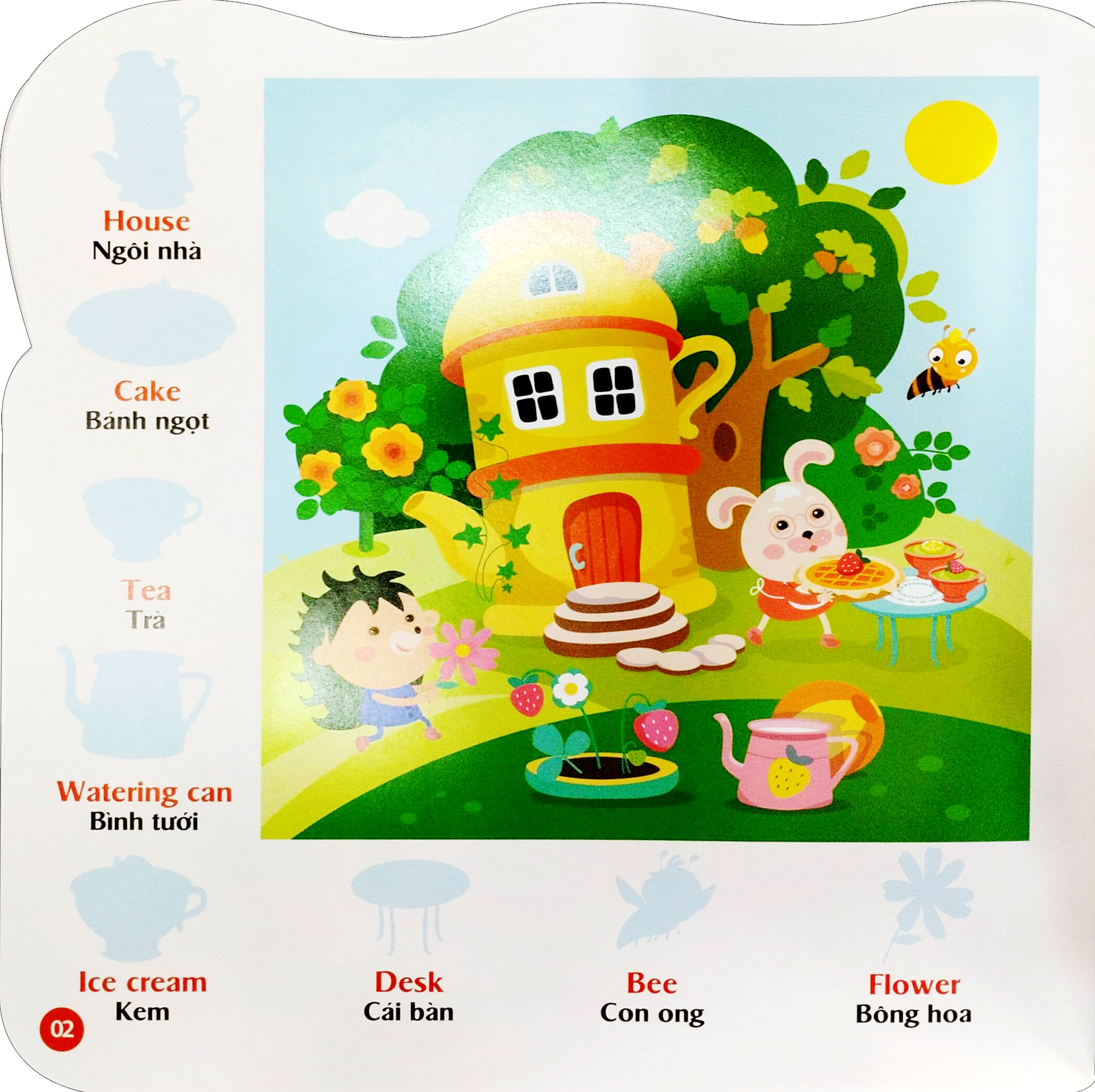 bộ sticker - bóc dán hình thông minh - song ngữ anh-việt - tập 5