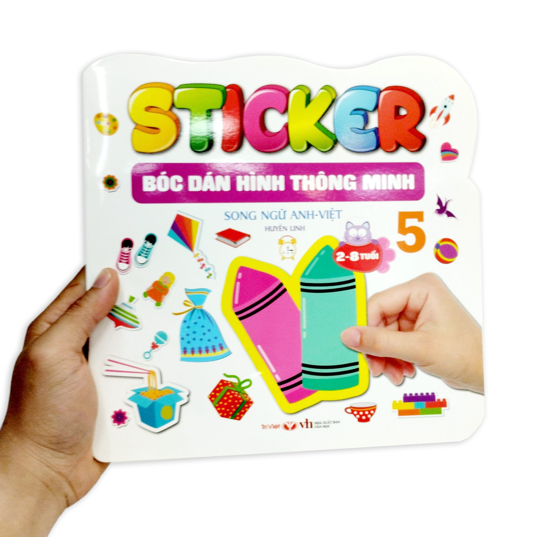 bộ sticker - bóc dán hình thông minh - song ngữ anh-việt - tập 5