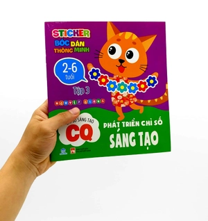 bộ sticker bóc dán thông minh - phát triển chỉ số sáng tạo - cq - tập 3