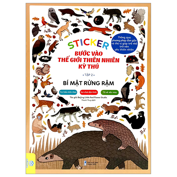 bộ sticker bước vào thế giới thiên nhiên kỳ thú - tập 2 - bí mật rừng rậm