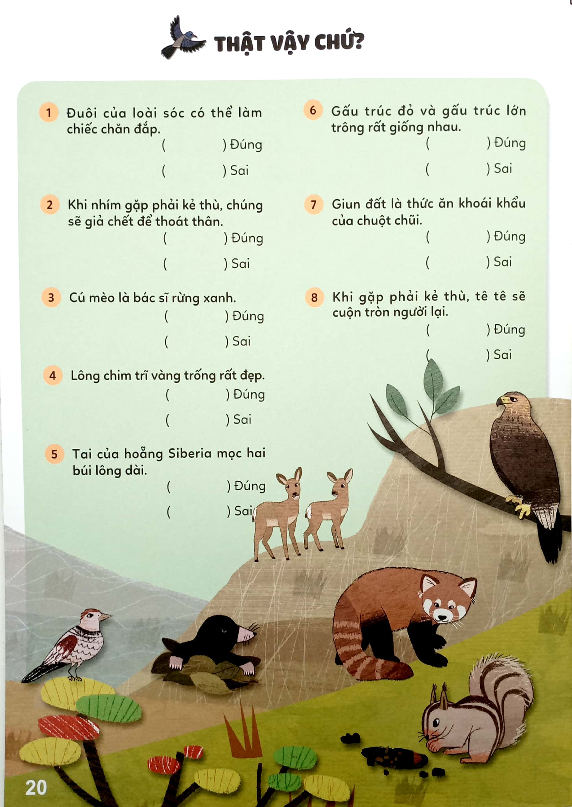 bộ sticker bước vào thế giới thiên nhiên kỳ thú - tập 2 - bí mật rừng rậm