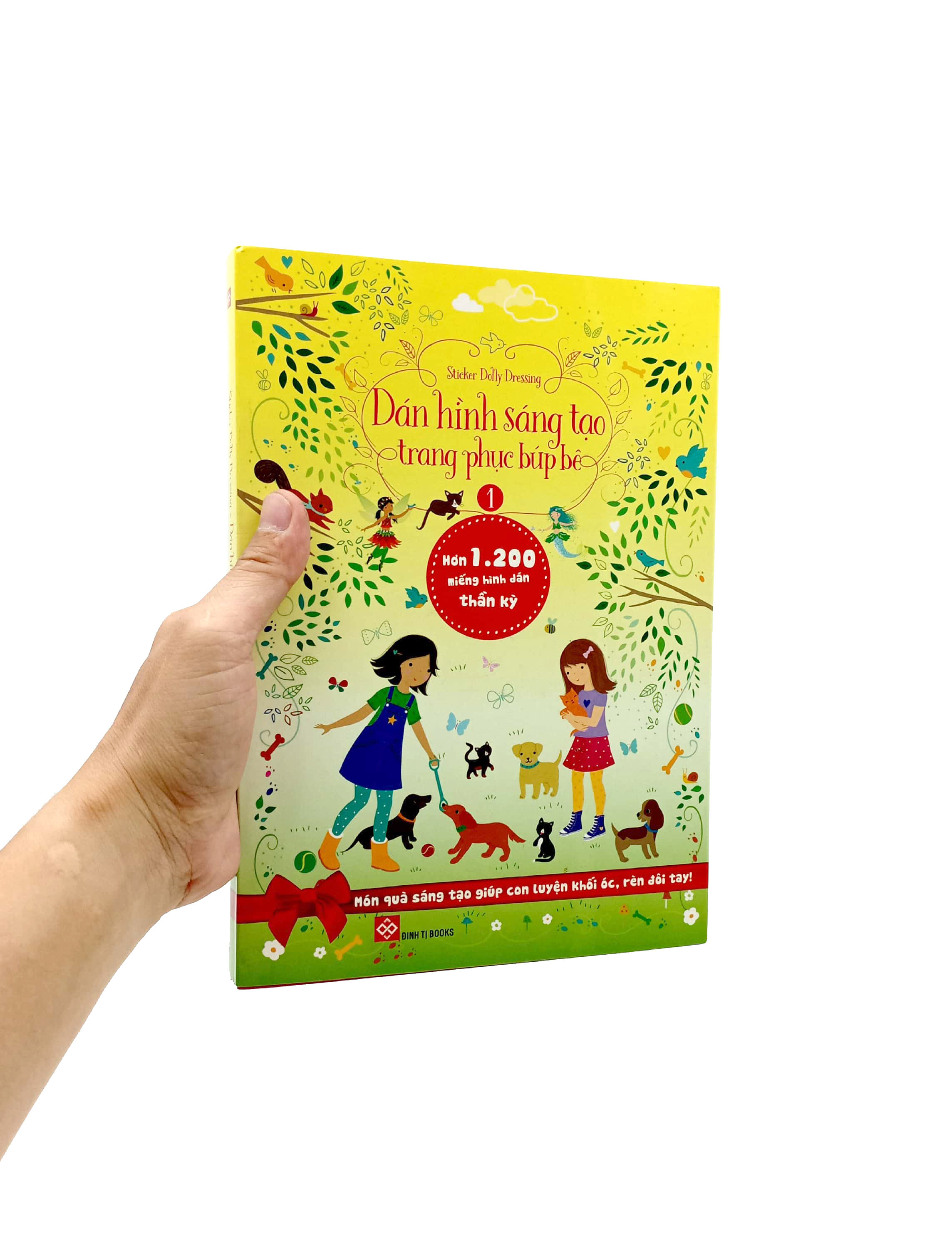 bộ sticker dolly dressing - dán hình sáng tạo trang phục búp bê - bộ 1 (bộ 4 tập)