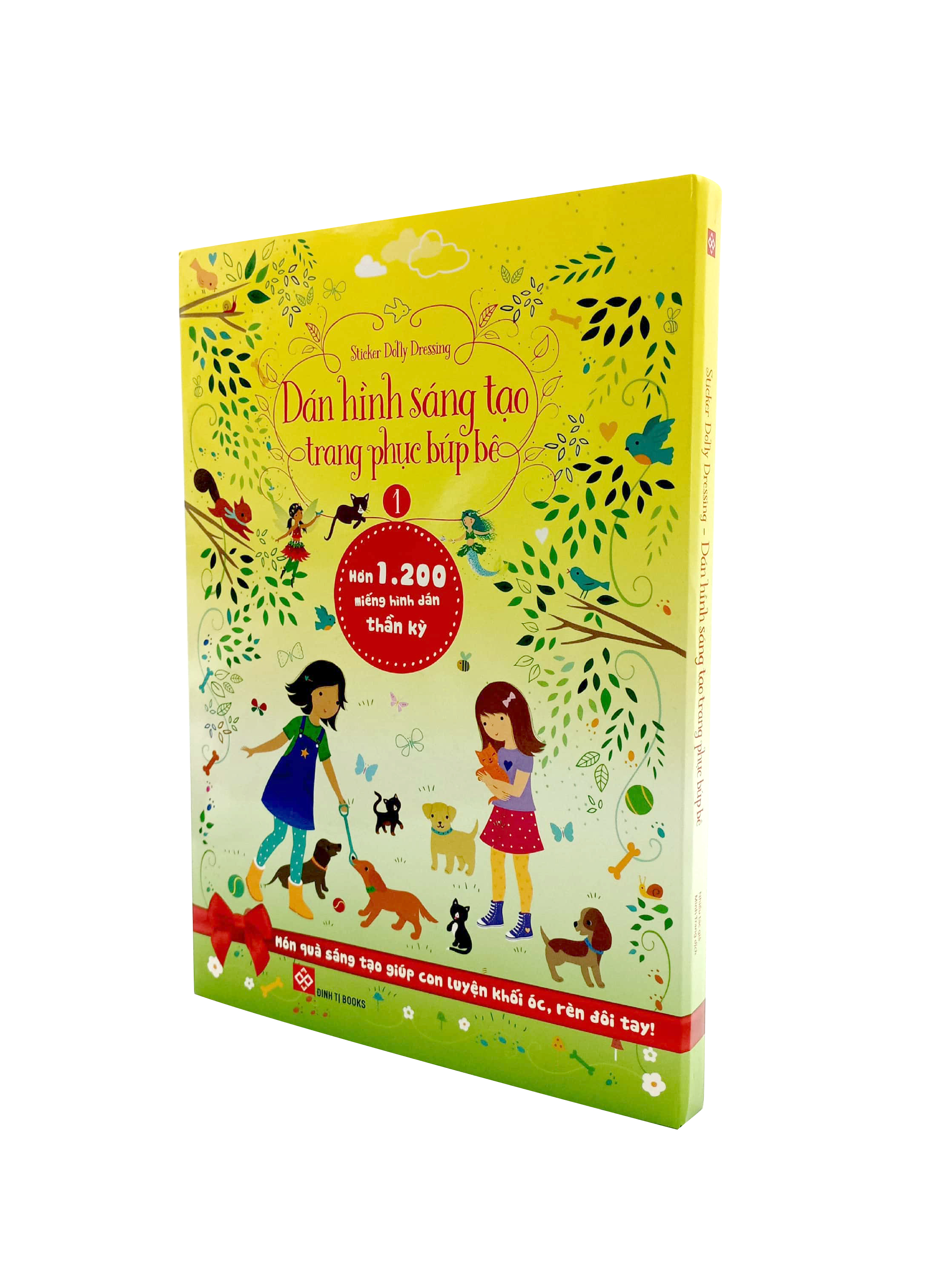 bộ sticker dolly dressing - dán hình sáng tạo trang phục búp bê - bộ 1 (bộ 4 tập)