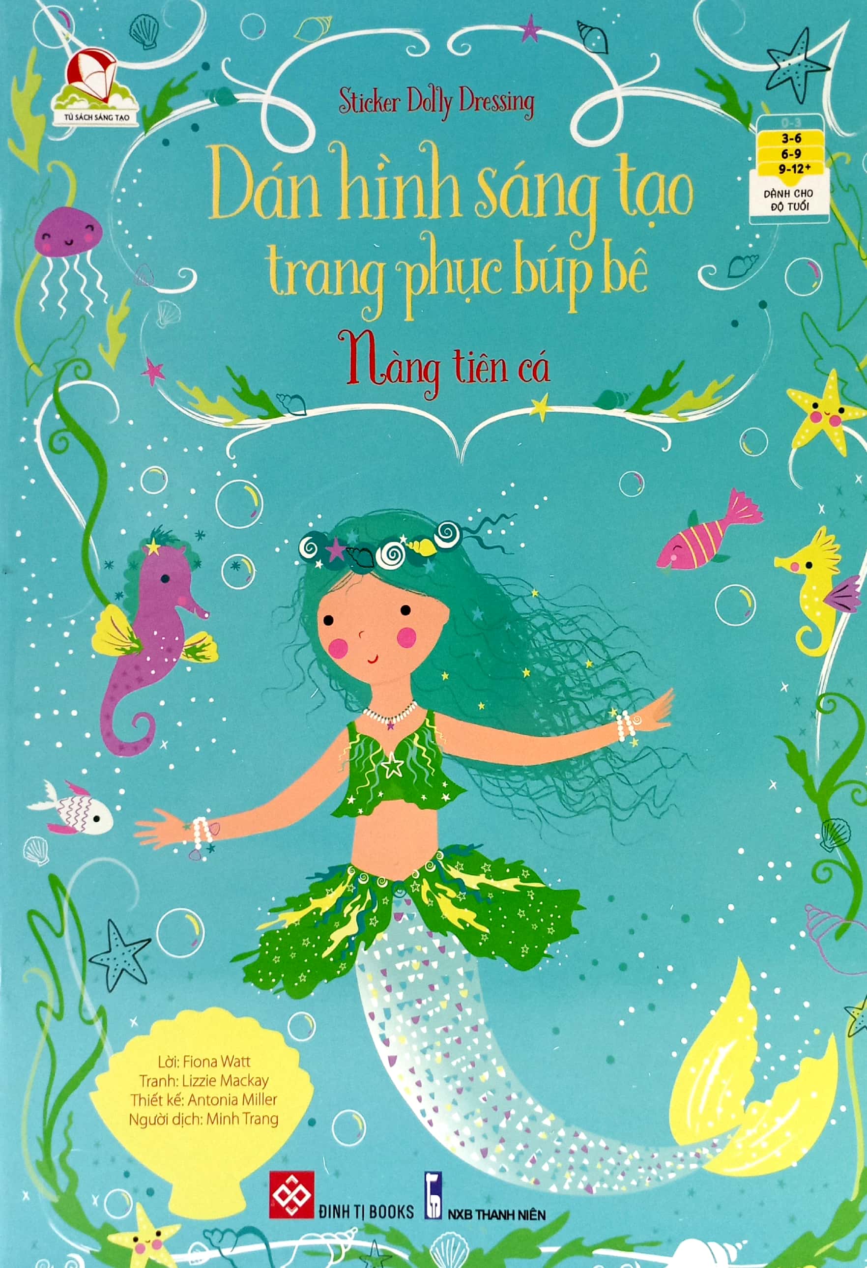 bộ sticker dolly dressing - dán hình sáng tạo trang phục búp bê - bộ 1 (bộ 4 tập)