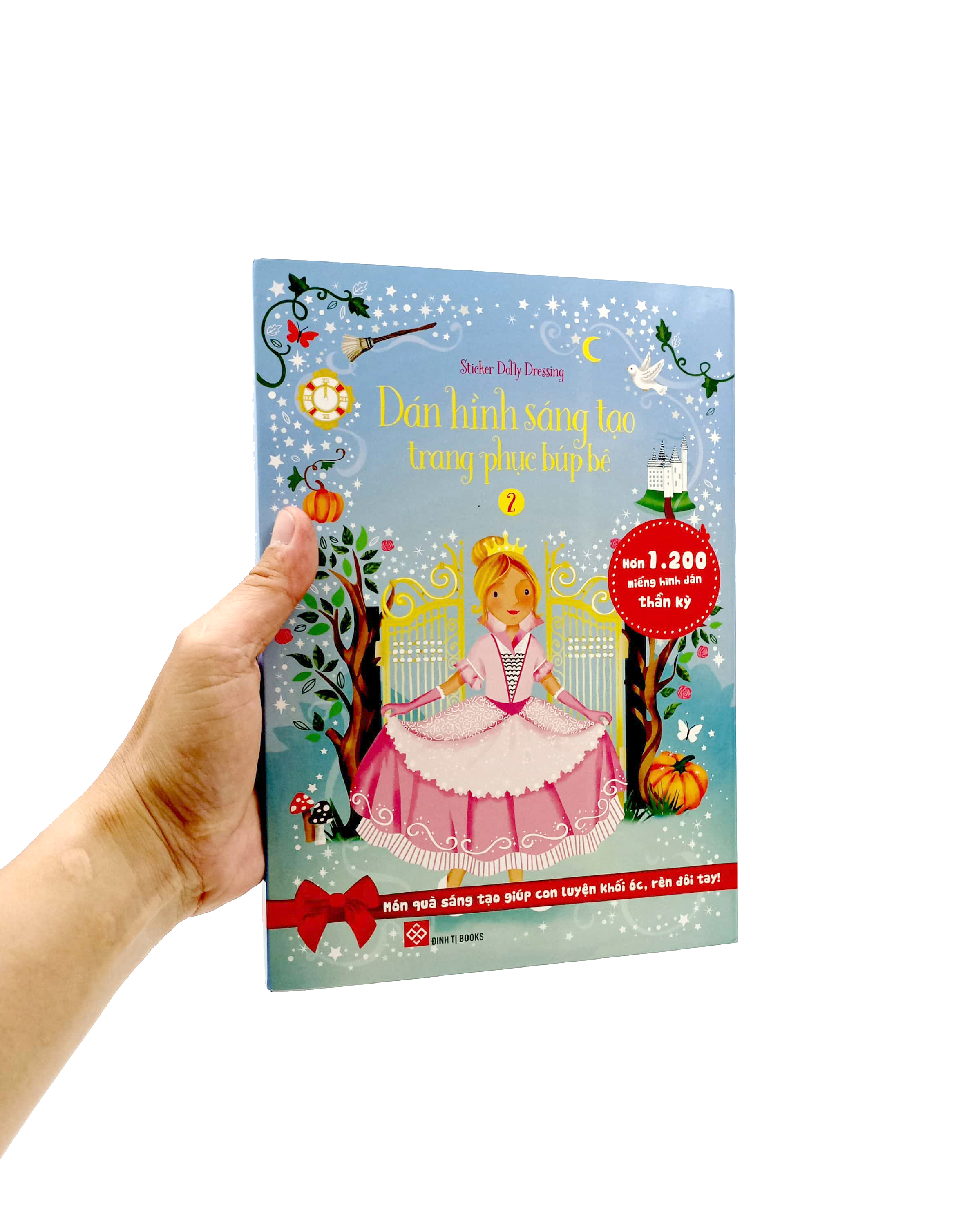 bộ sticker dolly dressing - dán hình sáng tạo trang phục búp bê - bộ 2 (bộ 4 tập)