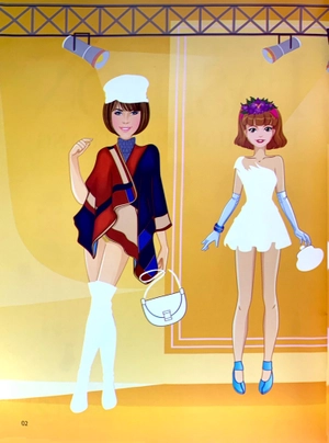 bộ sticker fashion - dán hình thời trang - tập 2