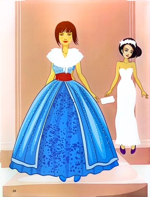 bộ sticker fashion - dán hình thời trang - tập 2