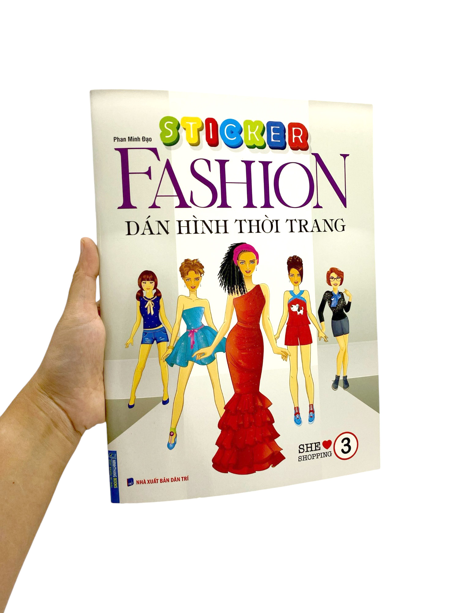 bộ sticker fashion - dán hình thời trang - tập 3