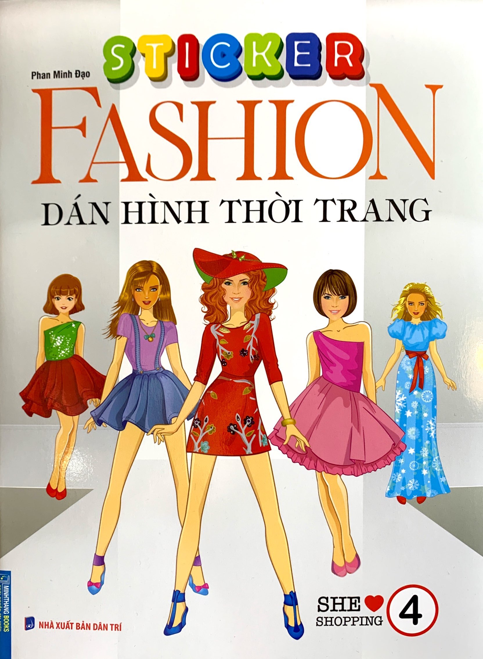 bộ sticker fashion - dán hình thời trang - tập 4