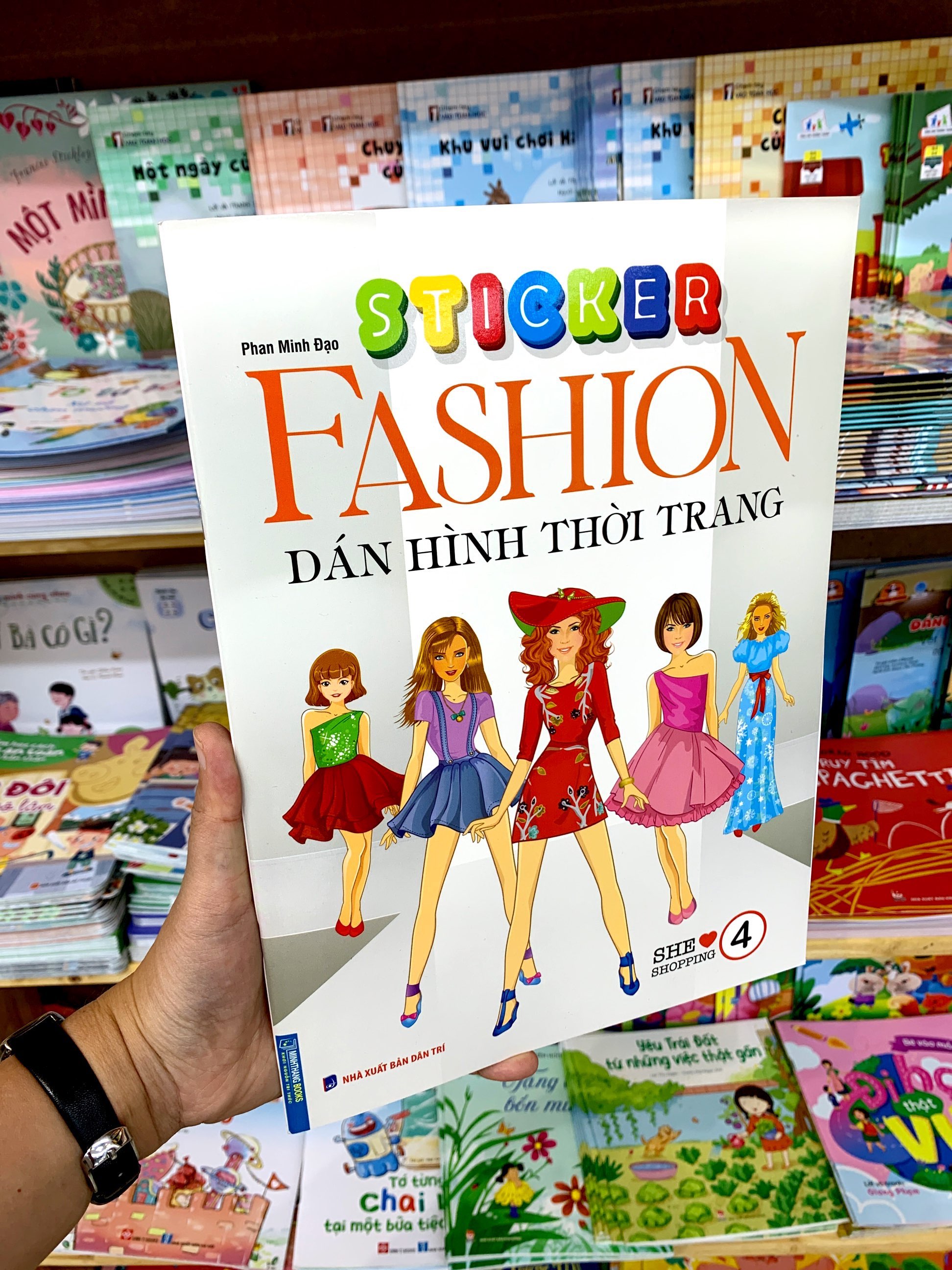 bộ sticker fashion - dán hình thời trang - tập 4