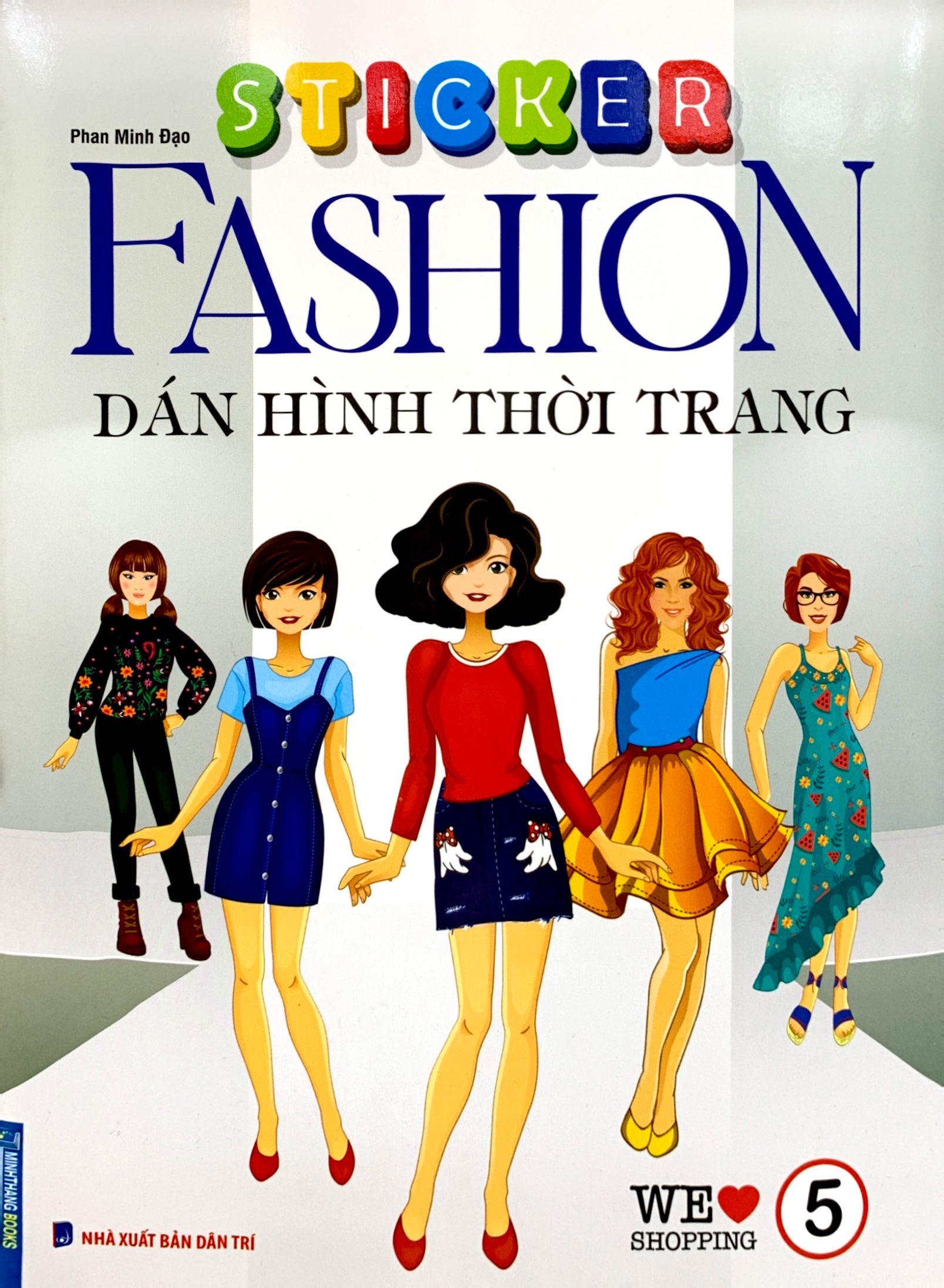 bộ sticker fashion - dán hình thời trang - tập 5