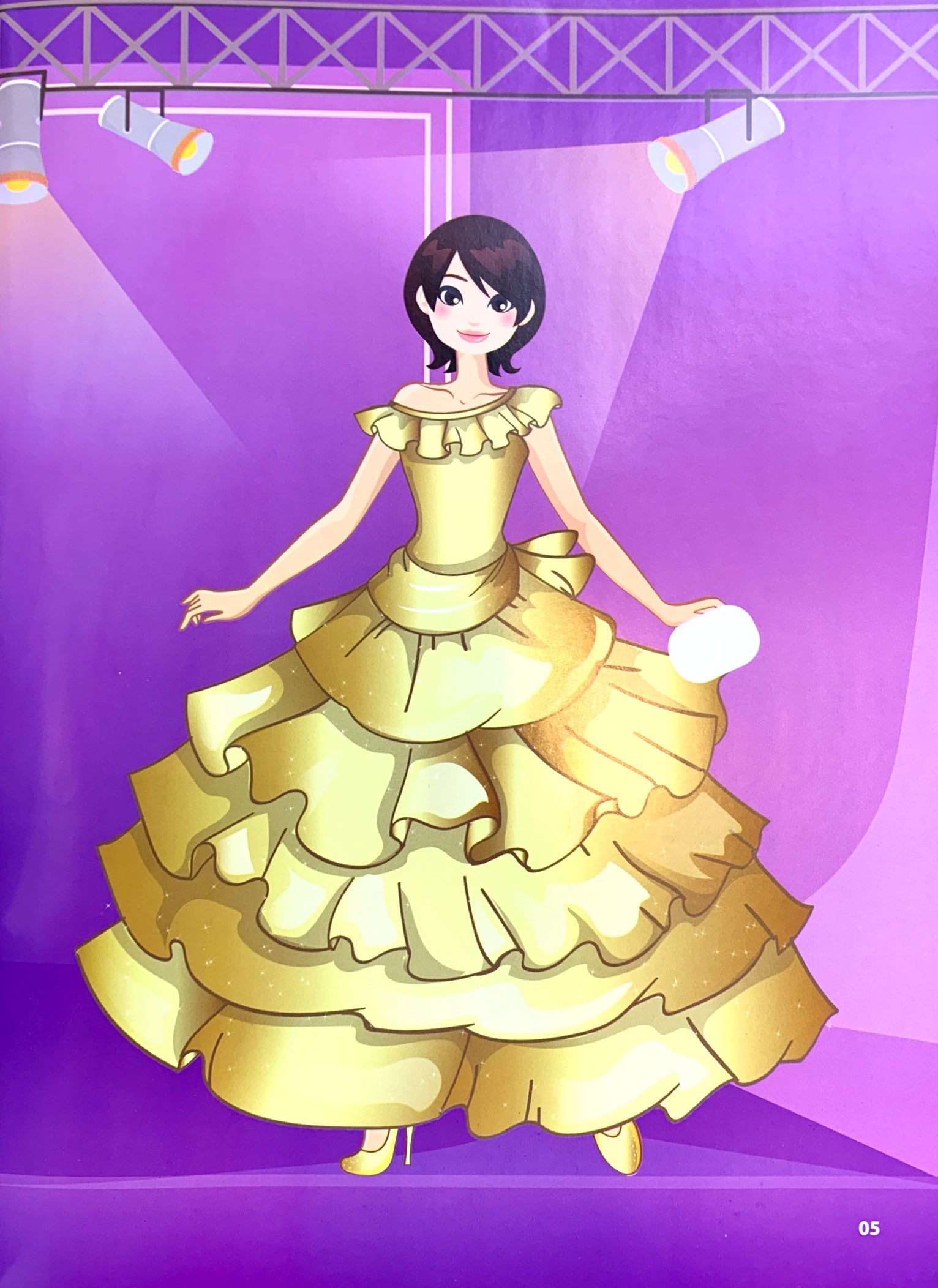 bộ sticker fashion - dán hình thời trang - tập 5