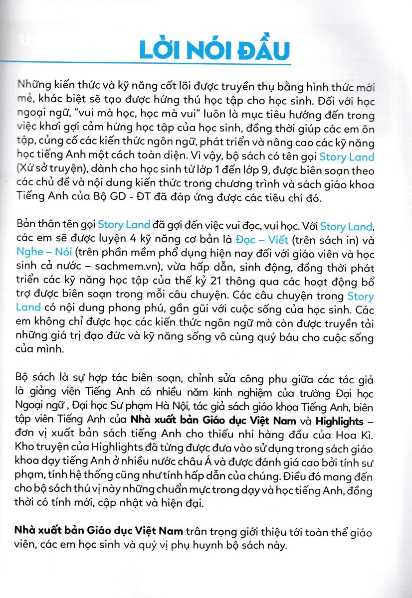 bộ story land - bổ trợ kỹ năng tiếng anh 8 (quyển 2)