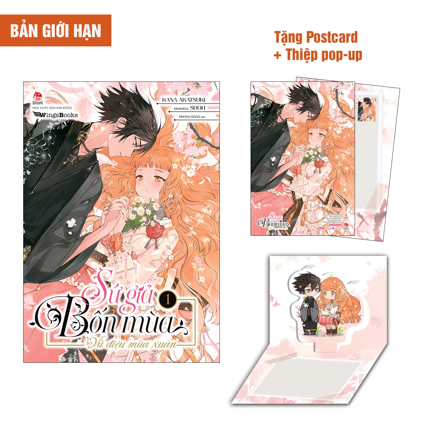 Bo
						
										
										Su Gia Bon Mua - Vu Dieu Mua Xuan - Tap 1 - Ban Gioi Han - Tang Kem Postcard + Thiep Pop-Up