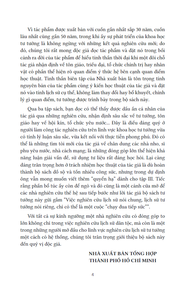 bộ sự phát triển của tư tưởng ở việt nam từ thế kỷ xix đến cách mạng tháng tám - tập ii