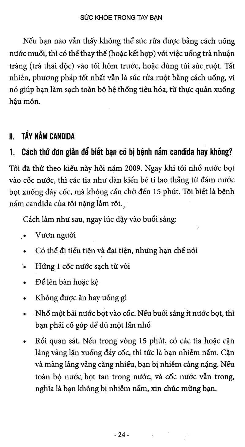 bộ sức khỏe trong tay bạn - tập 1 (tái bản 2021)