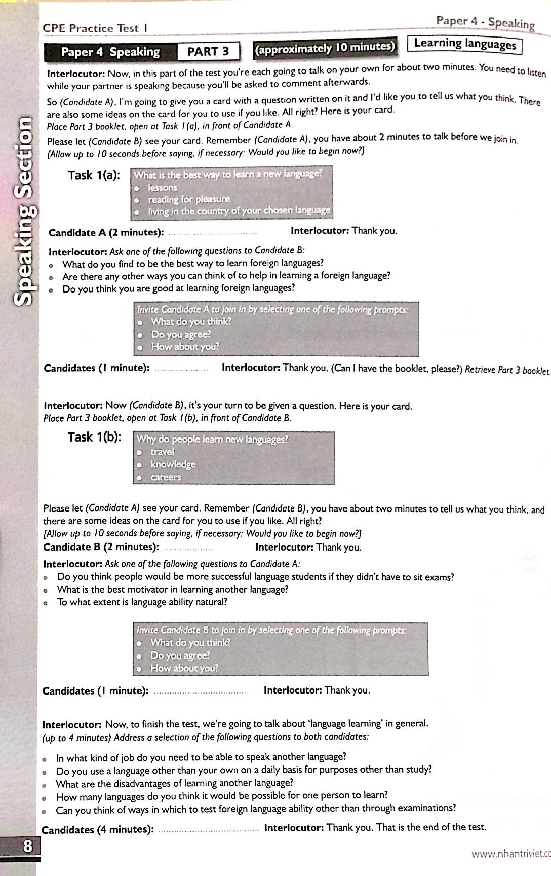 bộ succeed in cambridge english - proficiency (cpe) - 8 practice tests (+cd)