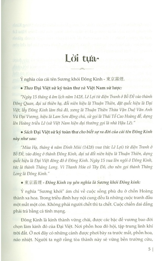 Bo
						
										
										Suong Khoi Dong Kinh - Tap 1 - Vung Dat Anh Sang