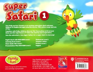 bộ super safari level 1 pupil's book with dvd-rom - fahasa reprint