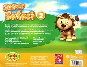 bộ super safari level 2 pupil's book with dvd-rom - fahasa reprint