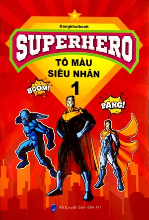 bộ superhero - tô màu siêu nhân 1