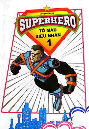 bộ superhero - tô màu siêu nhân 1