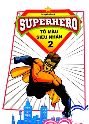 bộ superhero - tô màu siêu nhân 2
