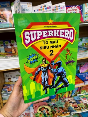 bộ superhero - tô màu siêu nhân 2