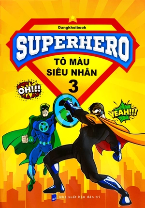 bộ superhero - tô màu siêu nhân 3