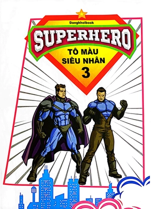 bộ superhero - tô màu siêu nhân 3
