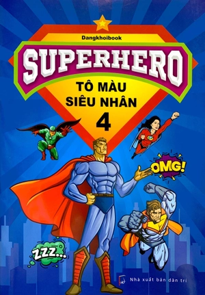 bộ superhero - tô màu siêu nhân 4